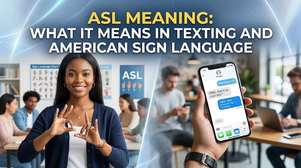 ASL Meaning: What It Means in Texting and American Sign Language