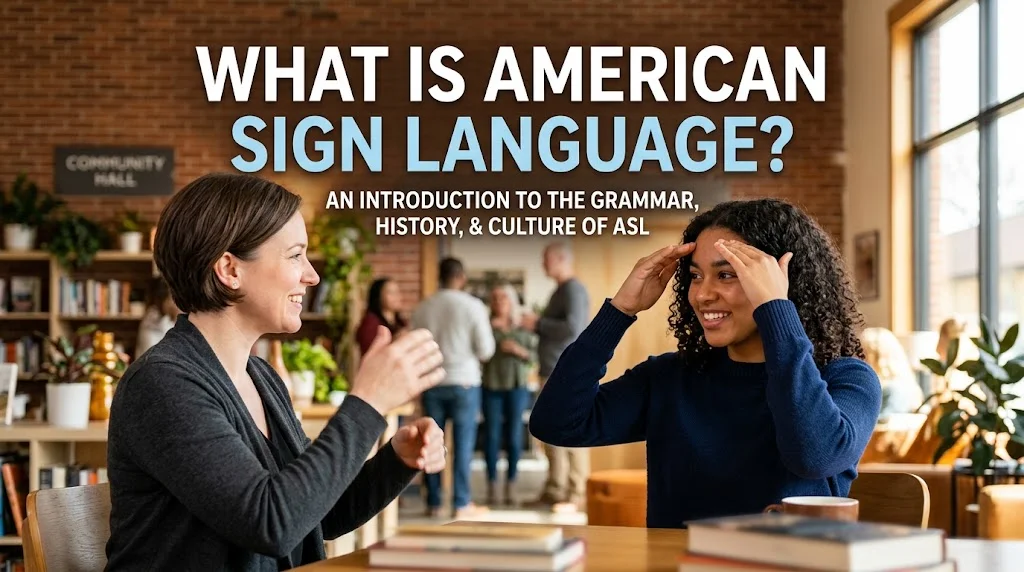 What Is American Sign Language