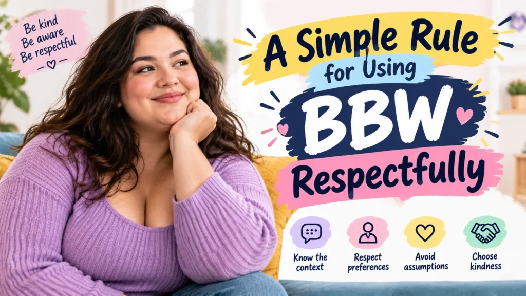 A Simple Rule for Using BBW Respectfully