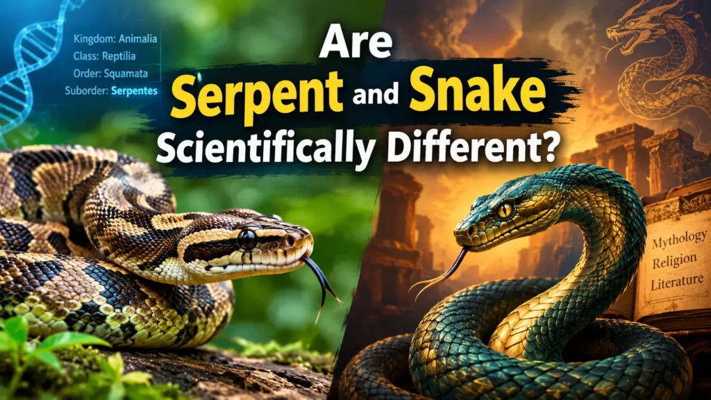 Are Serpent and Snake Scientifically Different?