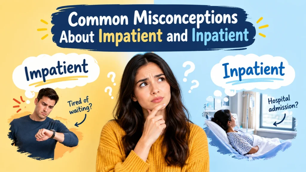 Common Misconceptions About Impatient and Inpatient
