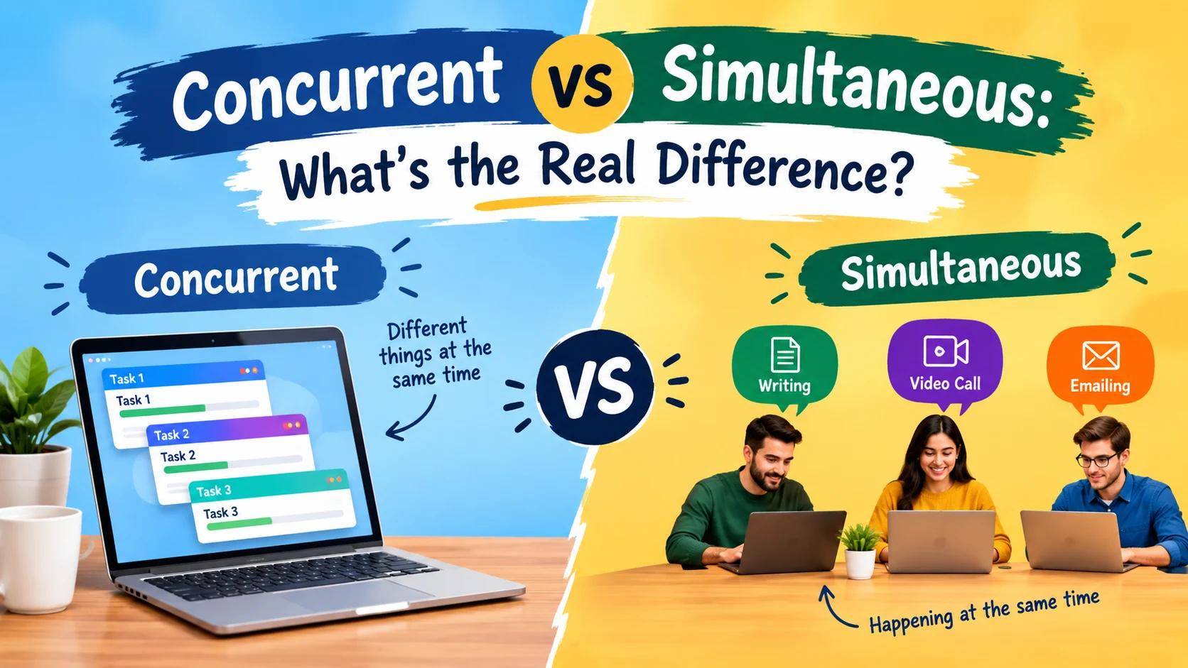 Concurrent vs Simultaneous: What’s the Real Difference?