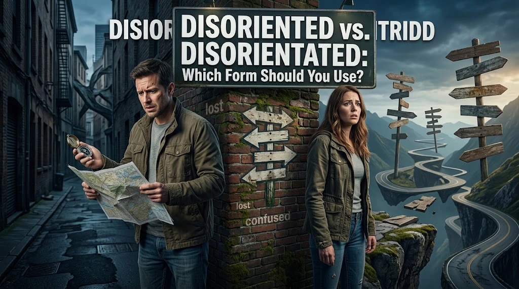 Disoriented vs. Disorientated: Which Form Should You Use?