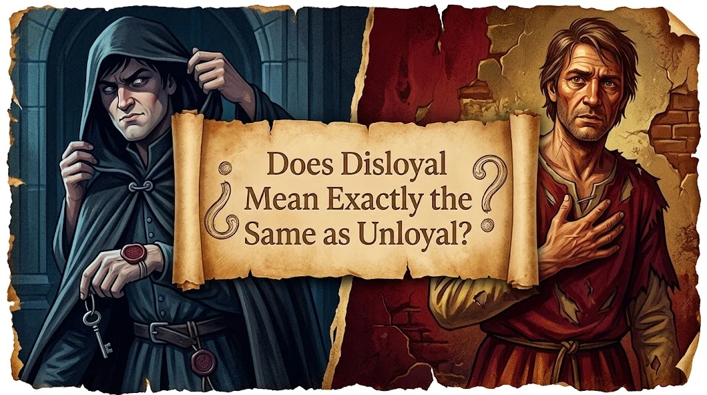 Does Disloyal Mean Exactly the Same as Unloyal?