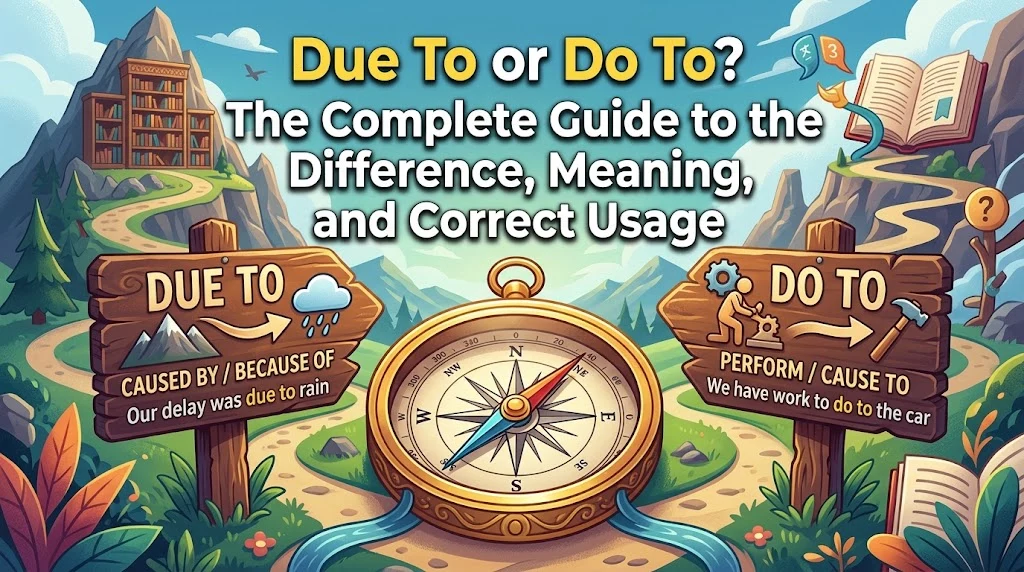 Due To or Do To? The Complete Guide to the Difference, Meaning, and Correct Usage
