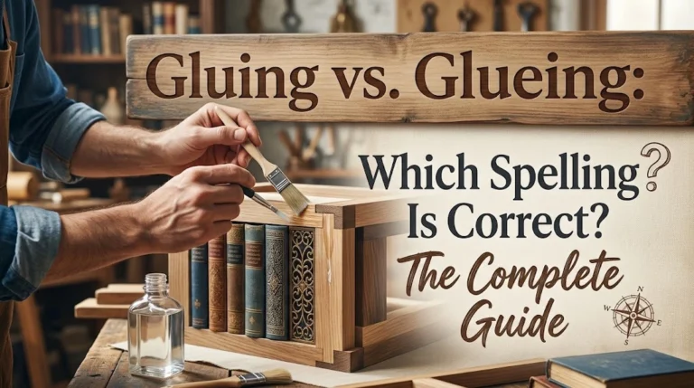 Gluing vs. Glueing: Which Spelling Is Correct? The Complete Guide