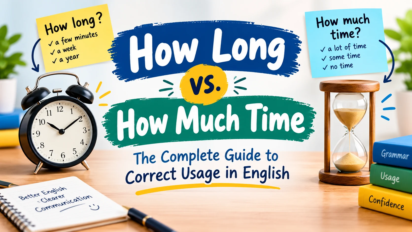 How Long vs. How Much Time: The Complete Guide to Correct Usage in English