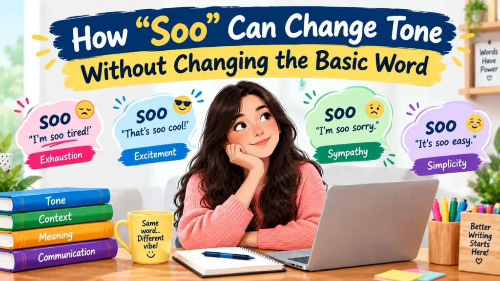 How “Soo” Can Change Tone Without Changing the Basic Word