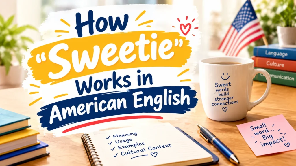 How “Sweetie” Works in American English
