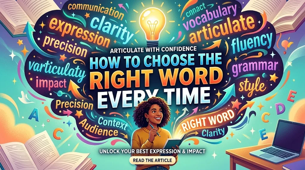 How to Choose the Right Word Every Time