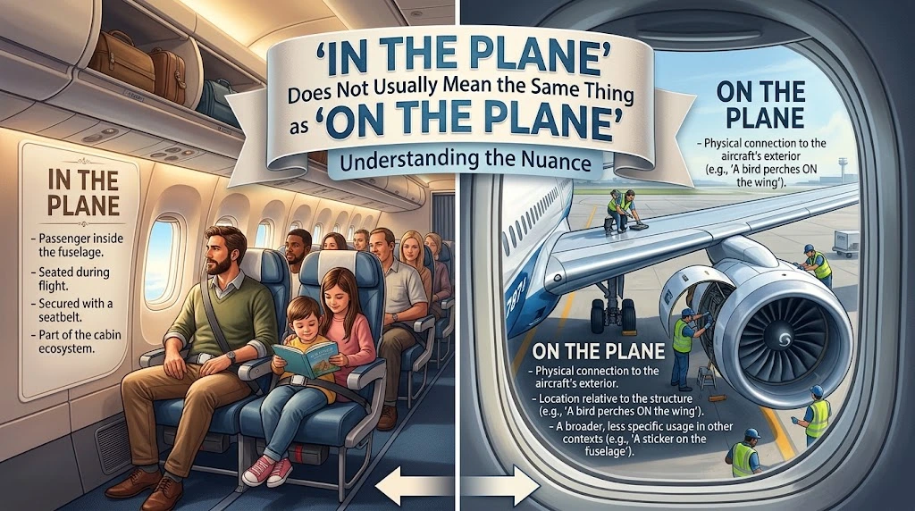 “In the Plane” Does Not Usually Mean the Same Thing as “On the Plane”