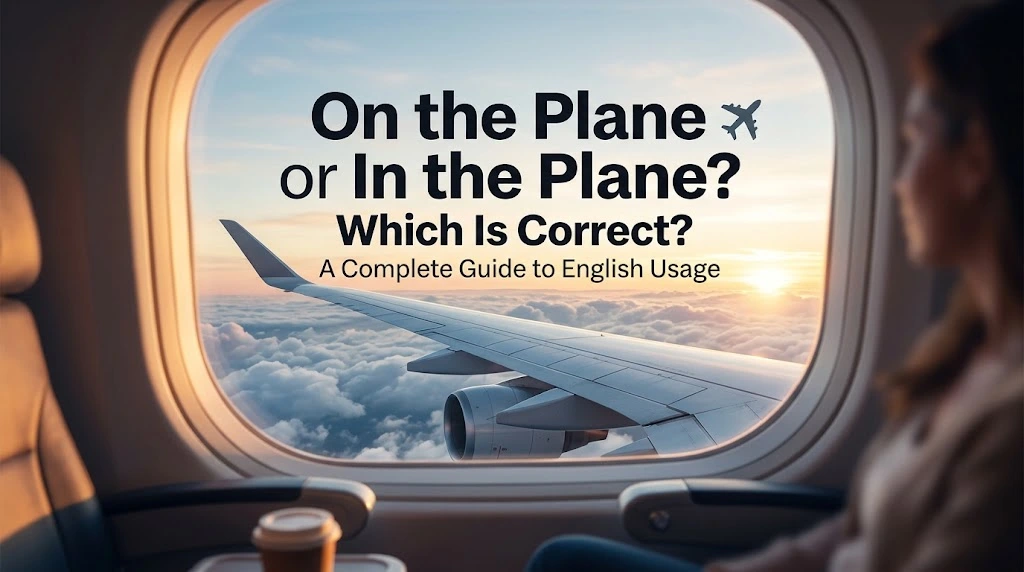 On the Plane or In the Plane? Which Is Correct? A Complete Guide to English Usage