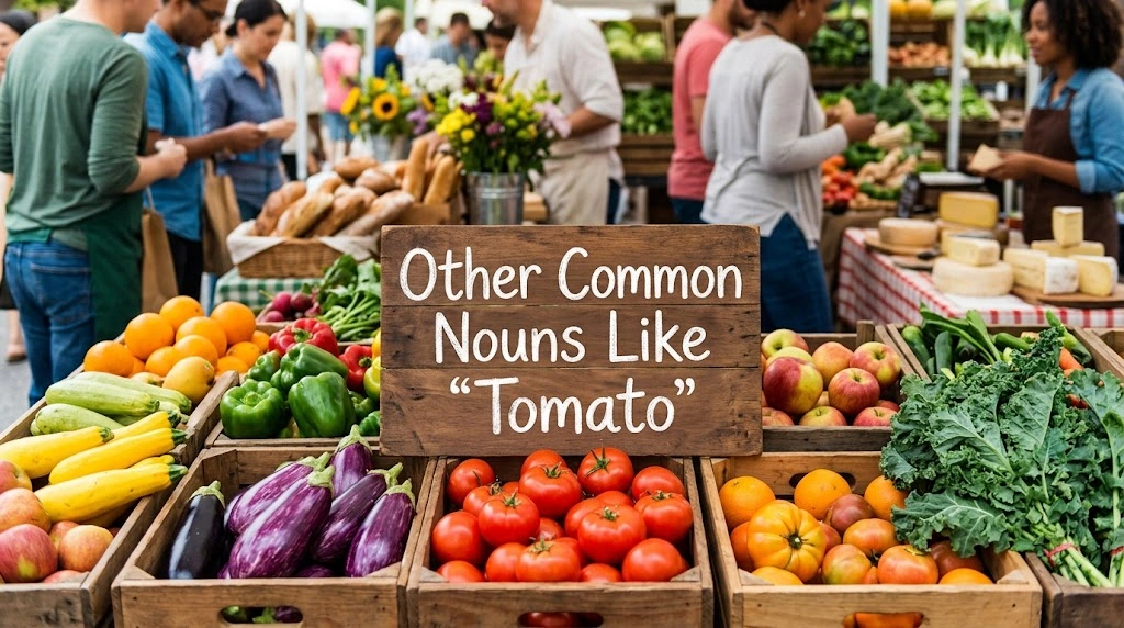 Other Common Nouns Like “Tomato”