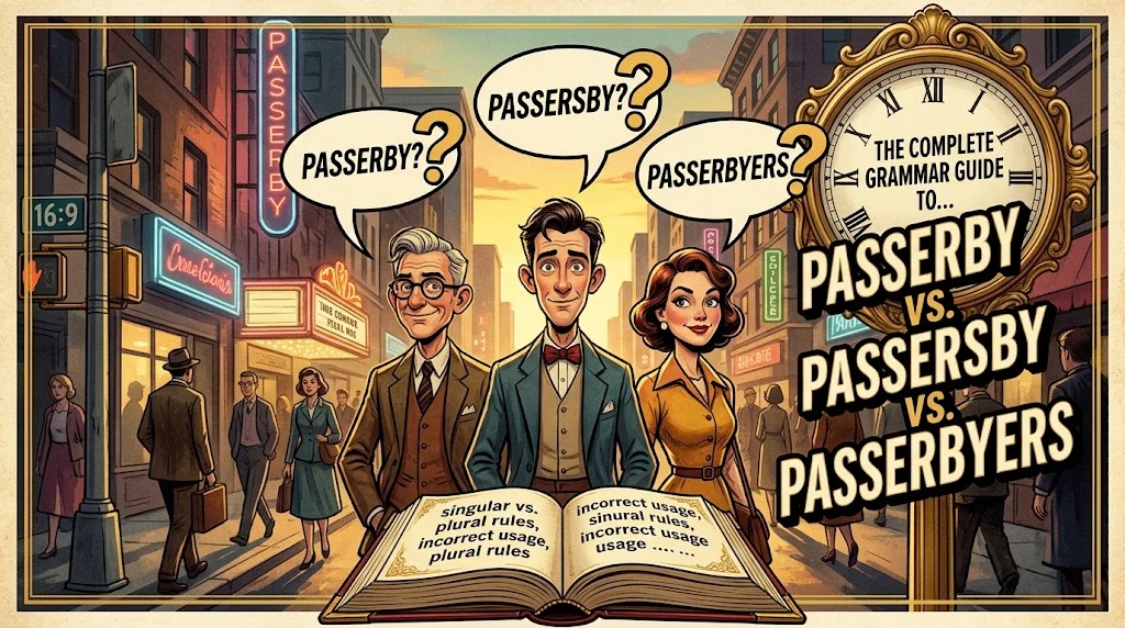 Passerby vs. Passersby vs. Passerbyers: The Complete Grammar Guide