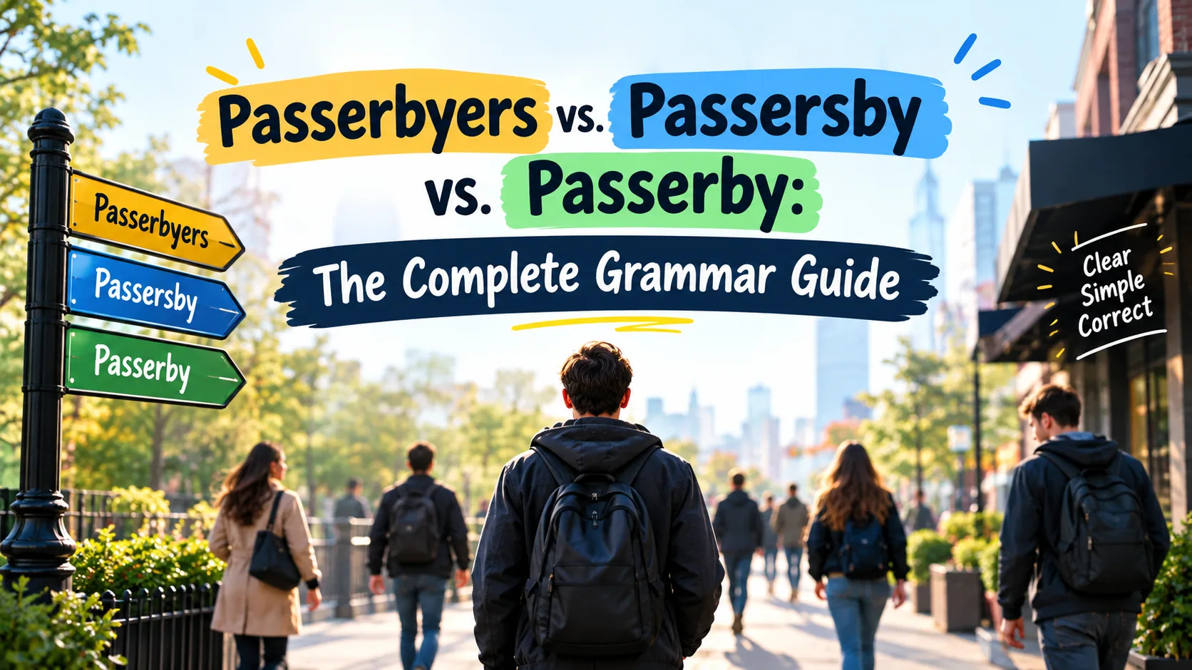 Passerbyers vs. Passersby vs. Passerby: The Complete Grammar Guide