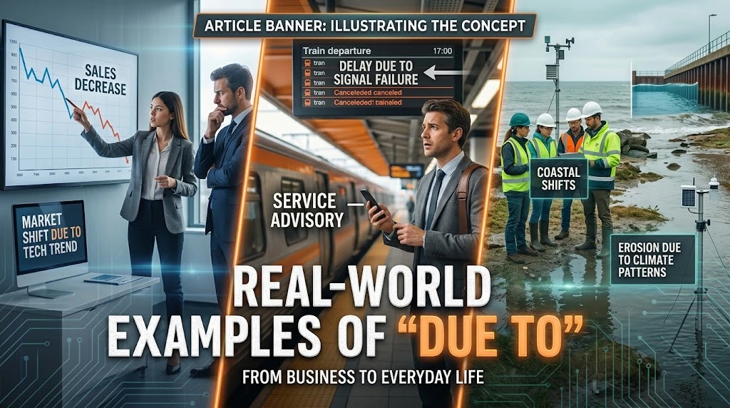 Real-World Examples of “Due To”
