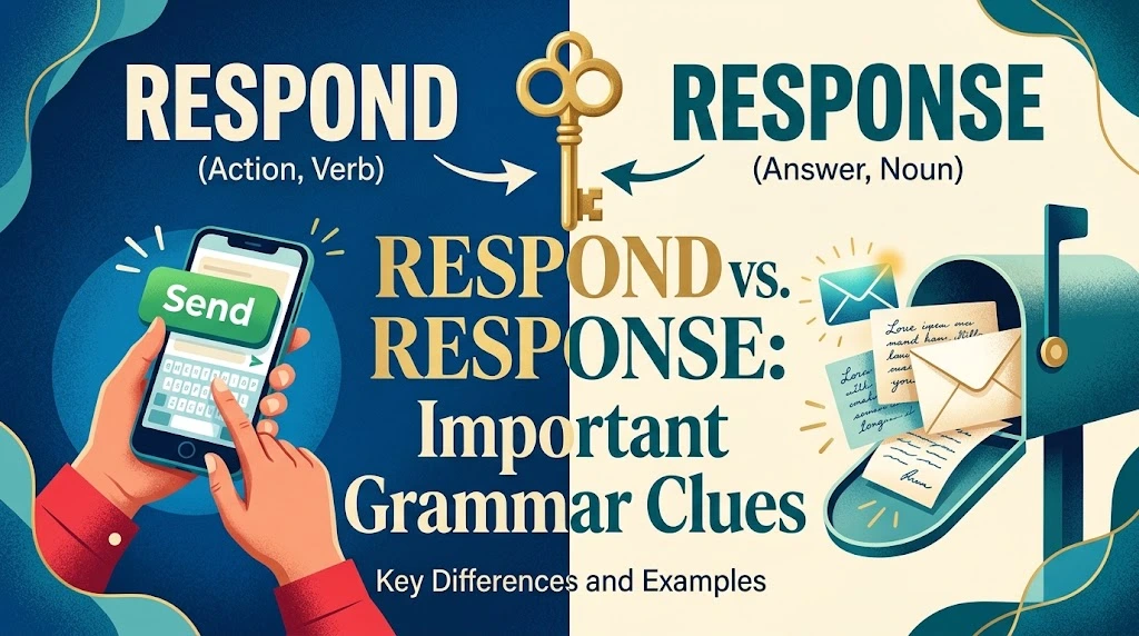 Respond vs. Response: Important Grammar Clues