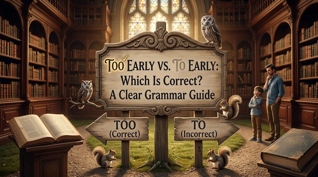 Too Early vs. To Early: Which Is Correct? A Clear Grammar Guide