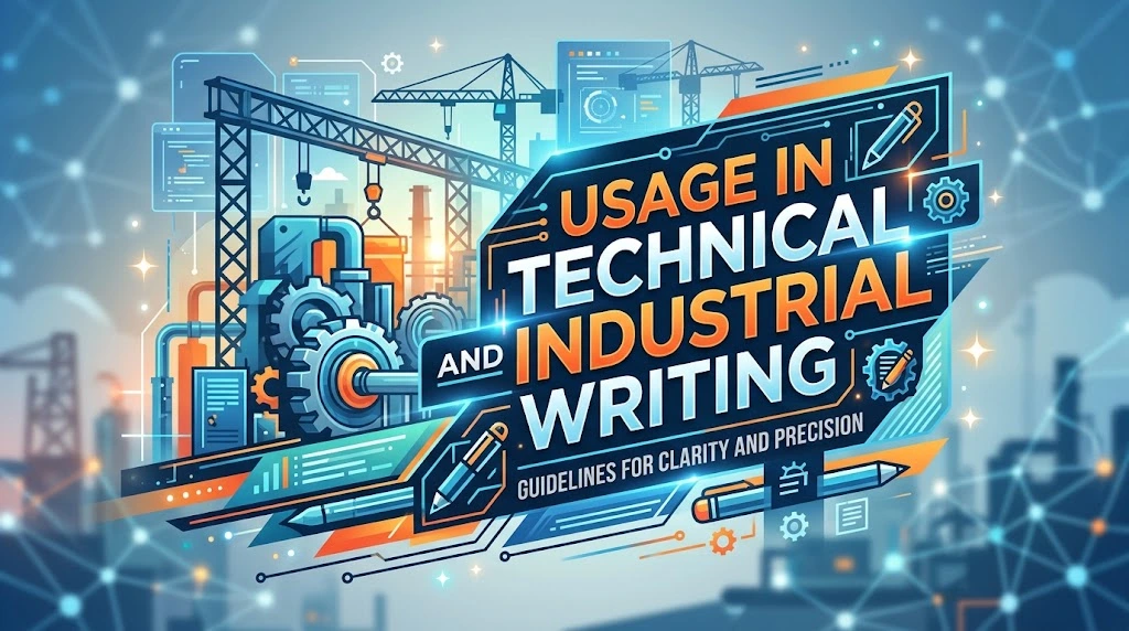 Usage in Technical and Industrial Writing