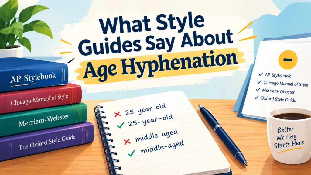 What Style Guides Say About Age Hyphenation
