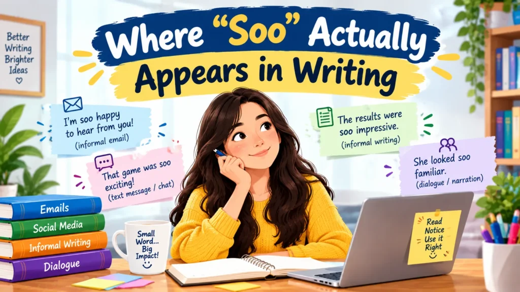 Where “Soo” Actually Appears in Writing