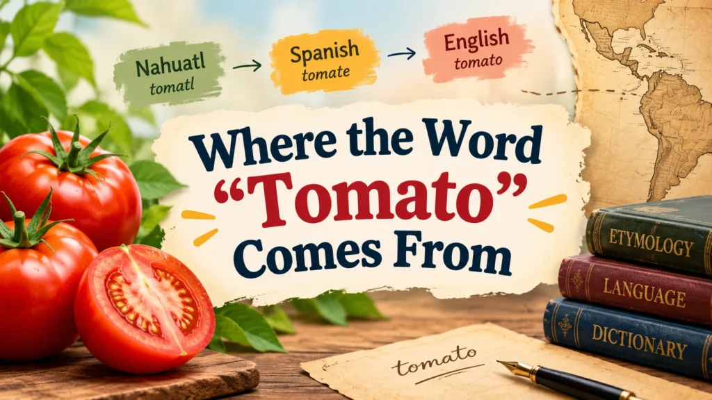 Where the Word “Tomato” Comes From