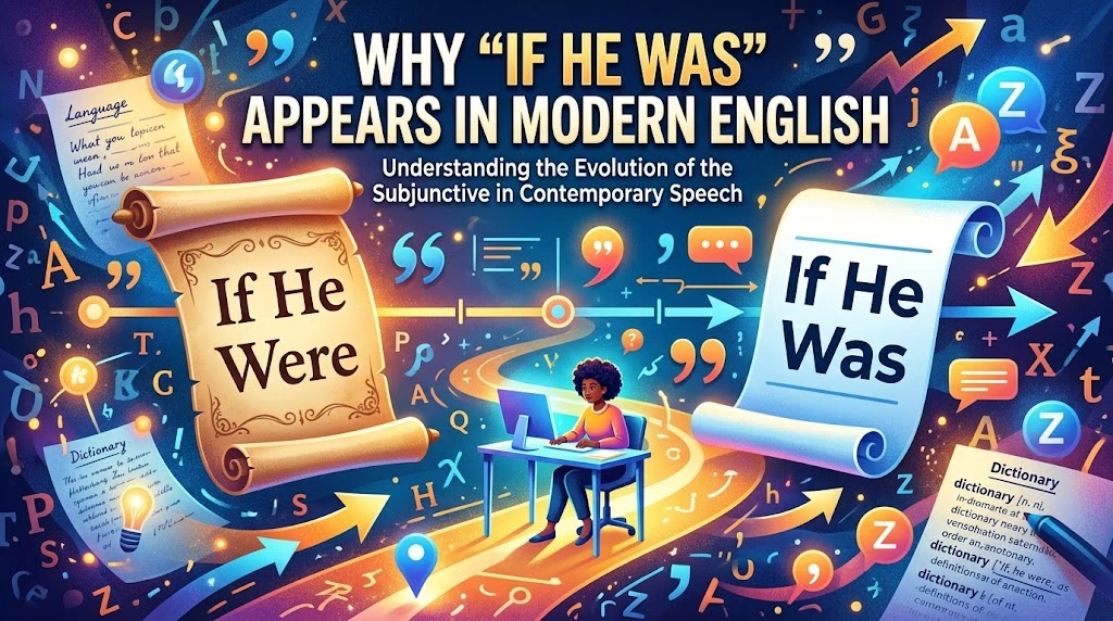 Why “If He Was” Appears in Modern English