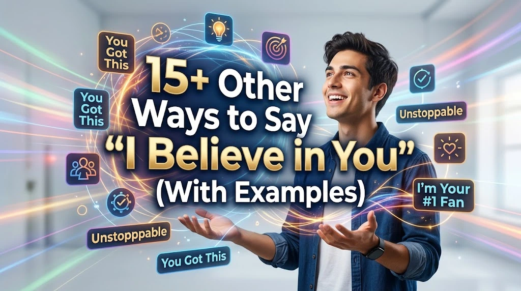 15+ Other Ways to Say “I Believe in You” (With Examples)