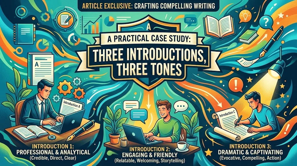 A Practical Case Study: Three Introductions, Three Tones