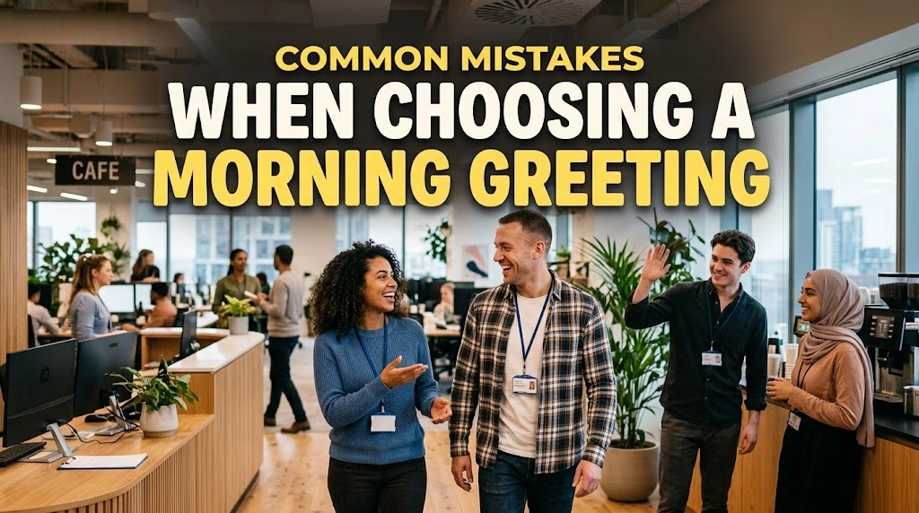 Common Mistakes When Choosing a Morning Greeting