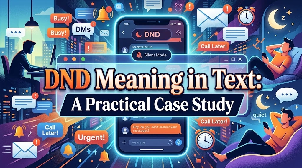 DND Meaning in Text: A Practical Case Study