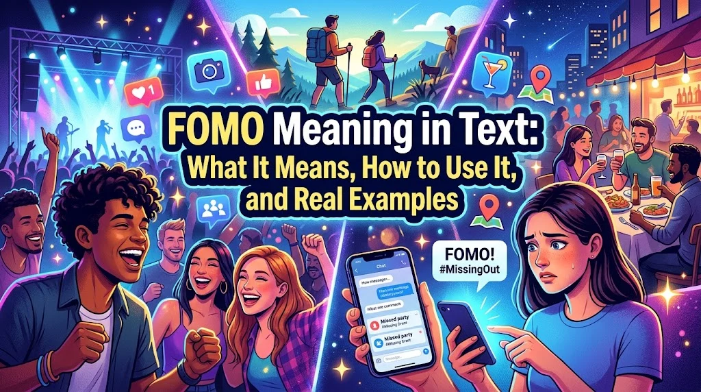 FOMO Meaning in Text: What It Means, How to Use It, and Real Examples