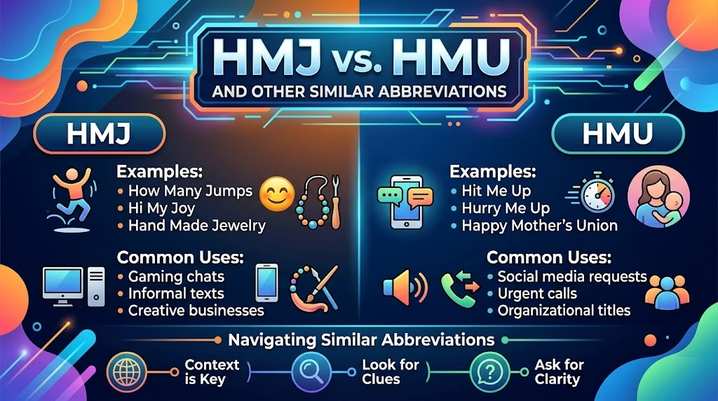 HMJ vs. HMU and Other Similar Abbreviations