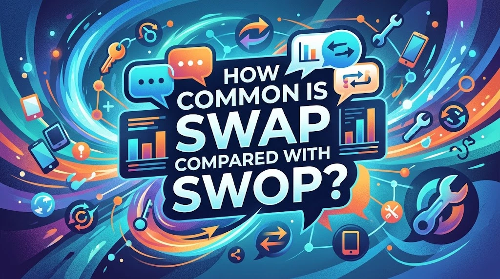 How Common Is Swap Compared With Swop?