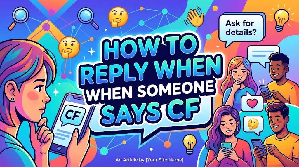How to Reply When Someone Says CF