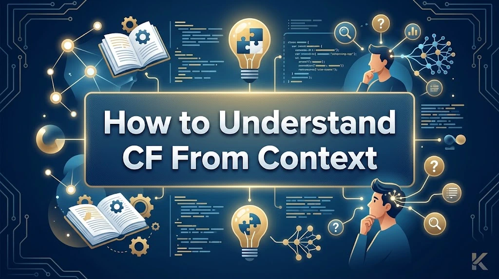 How to Understand CF From Context