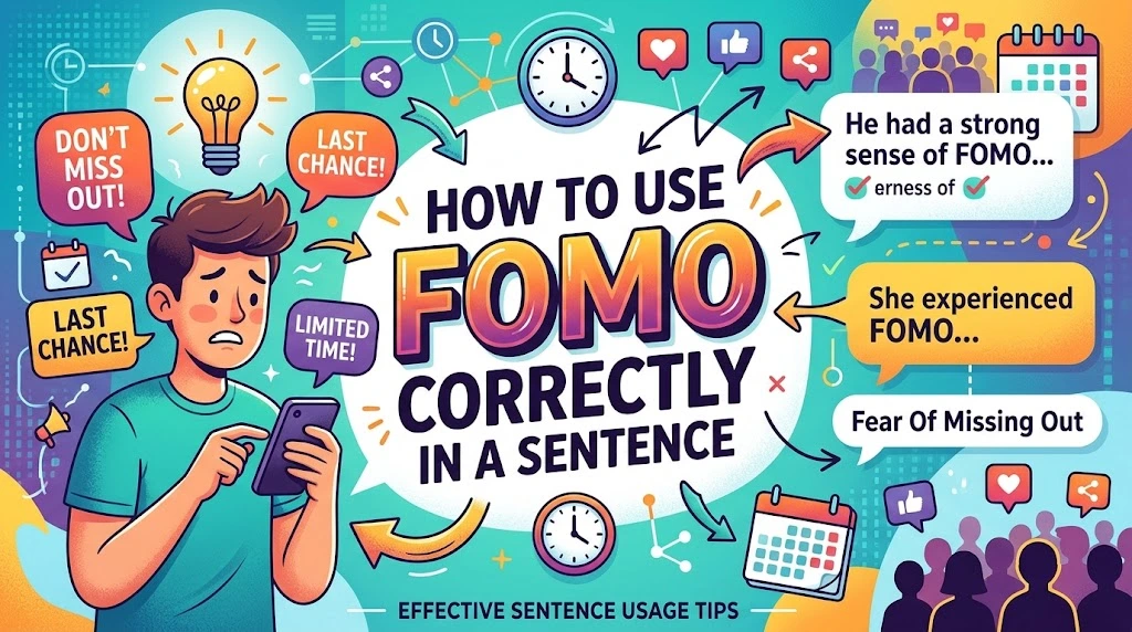How to Use FOMO Correctly in a Sentence