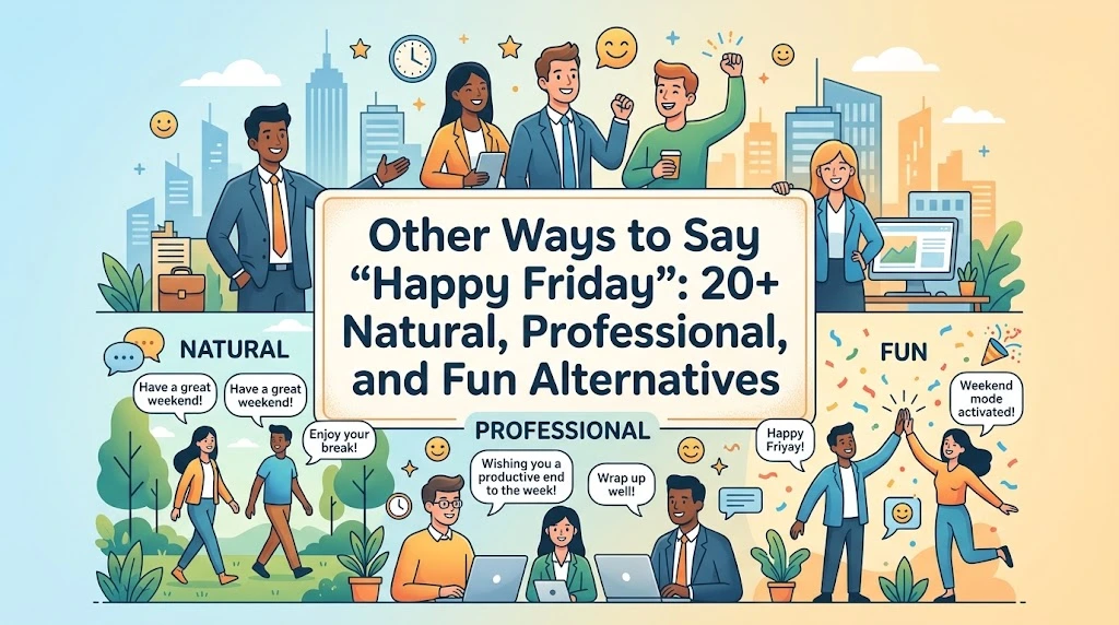 Other Ways to Say “Happy Friday”: 20+ Natural, Professional, and Fun Alternatives
