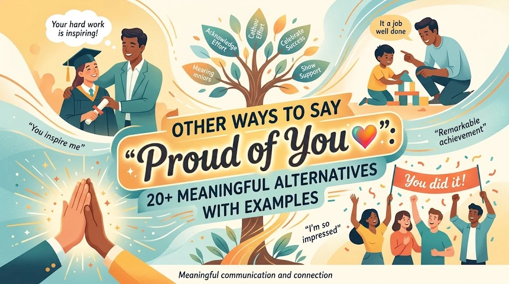 Other Ways to Say “Proud of You ❤️”: 20+ Meaningful Alternatives With Examples