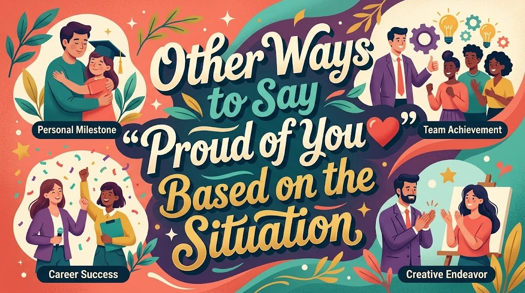 Other Ways to Say “Proud of You ❤️” Based on the Situation