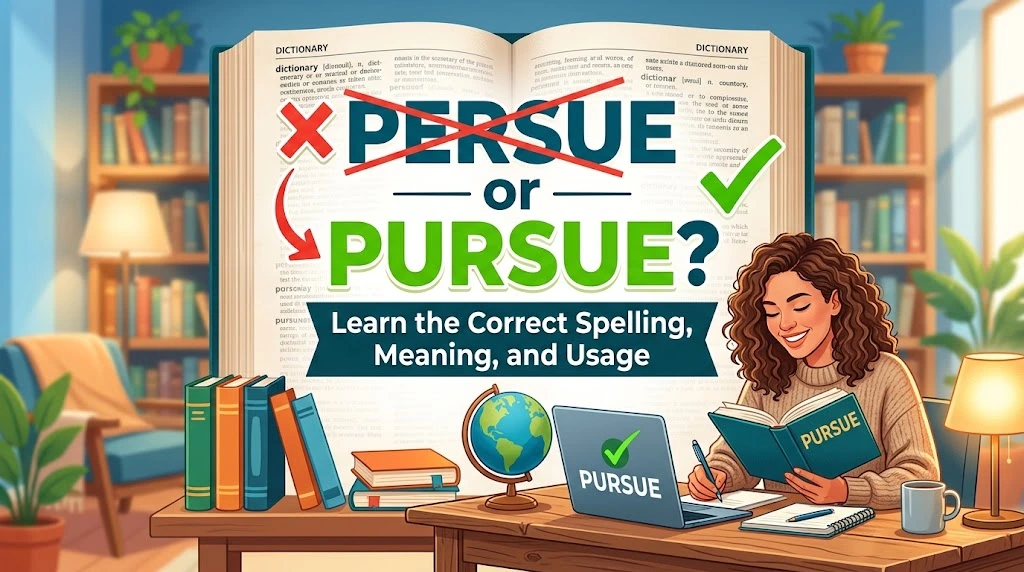 Persue or Pursue? Learn the Correct Spelling, Meaning, and Usage
