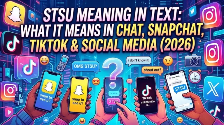STSU Meaning in Text: What It Means in Chat, Snapchat, TikTok & Social Media (2026)