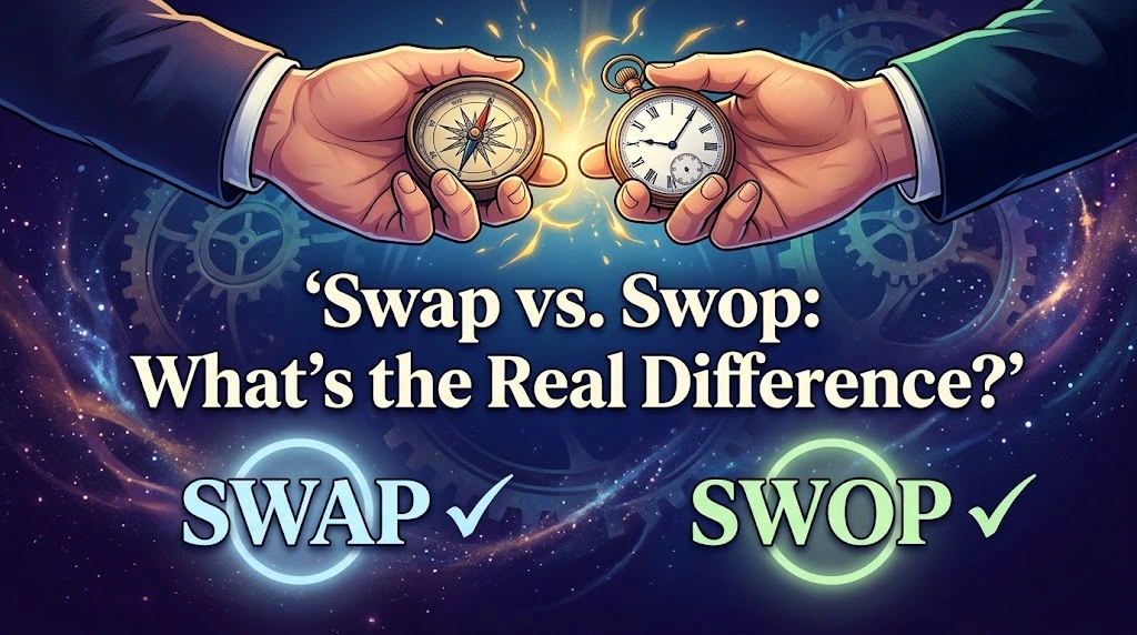 Swap vs. Swop: What’s the Real Difference?