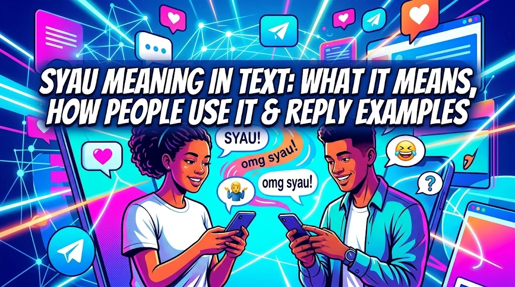 Syau Meaning in Text: What It Means, How People Use It & Reply Examples