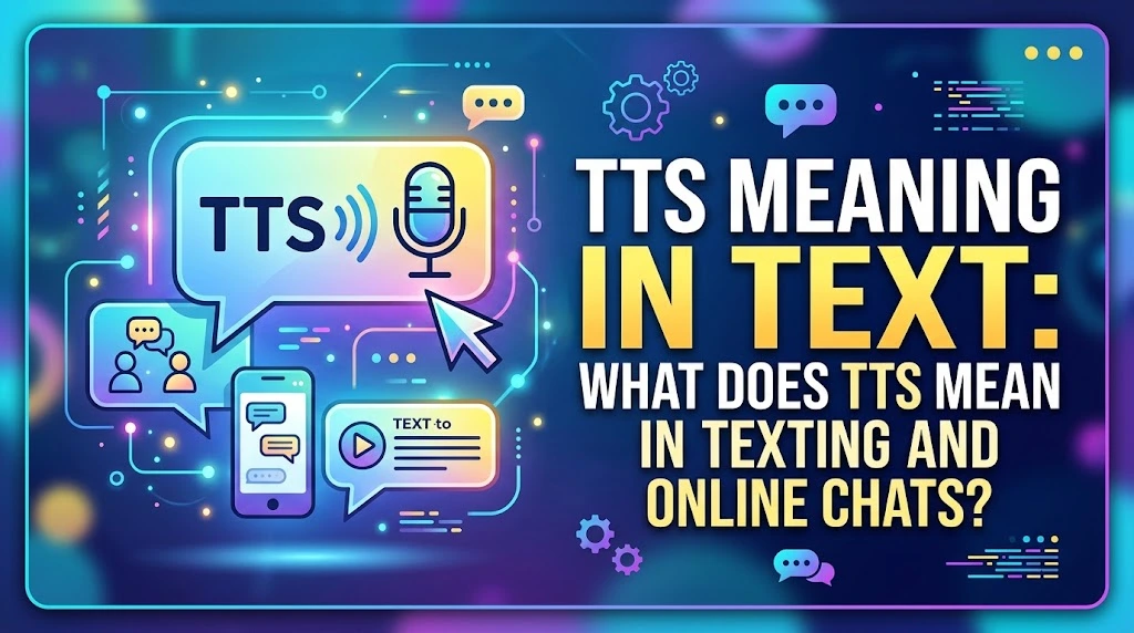 TTS Meaning in Text: What Does TTS Mean in Texting and Online Chats?
